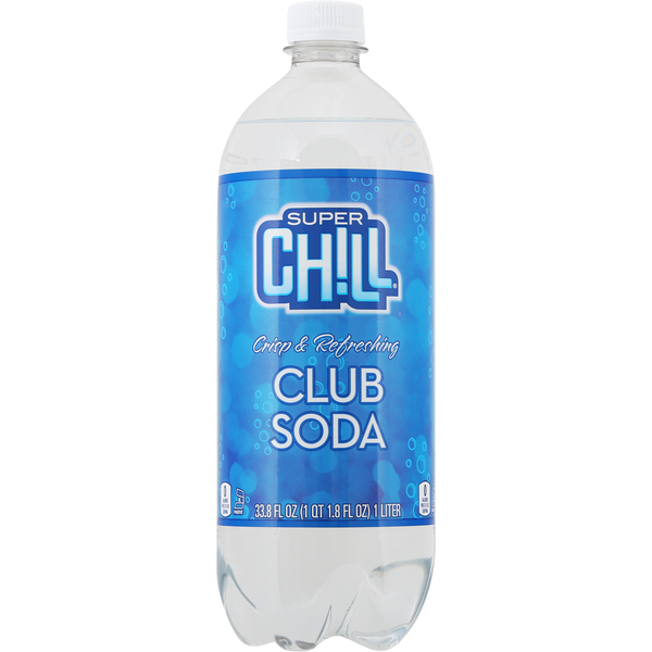 Soft Drinks Super Chill Club Soda, Crisp & Refreshing hero