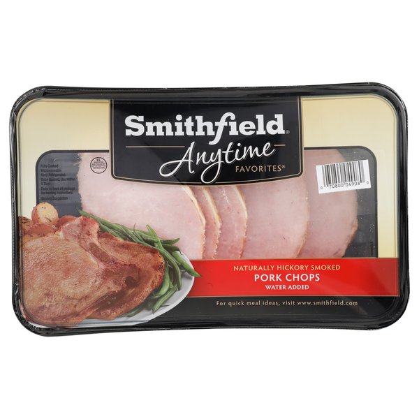 Meat Counter Smithfield Anytime Favorites Pork Chops hero