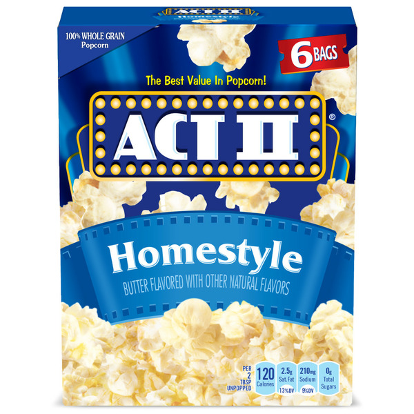 Act II Homestyle Microwave Popcorn hero