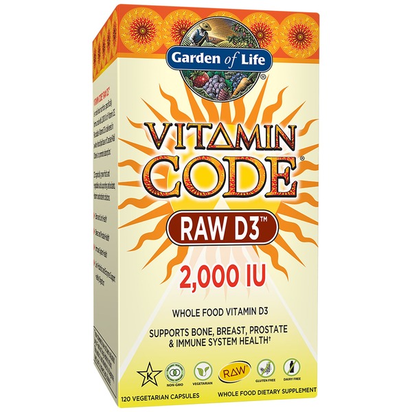 Vitamin D Garden of Life Vitamins hero