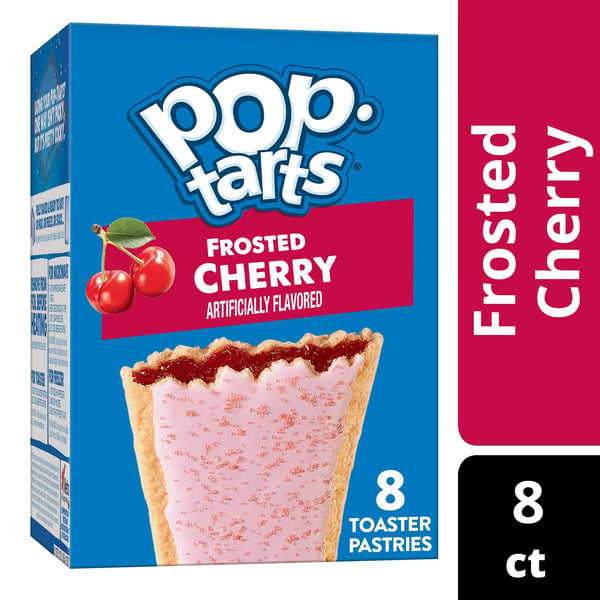 Breakfast Bars & Pastries Pop-Tarts Toaster Pastries, Breakfast Foods, Kids Snacks, Frosted Cherry hero