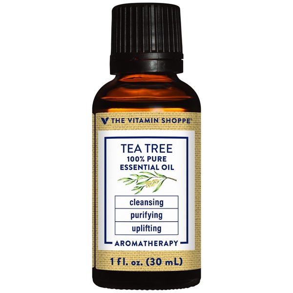 Aromatherapy The Vitamin Shoppe Tea Tree 100% Pure Essential Oil - Aromatherapy (1 Fluid Ounce) hero