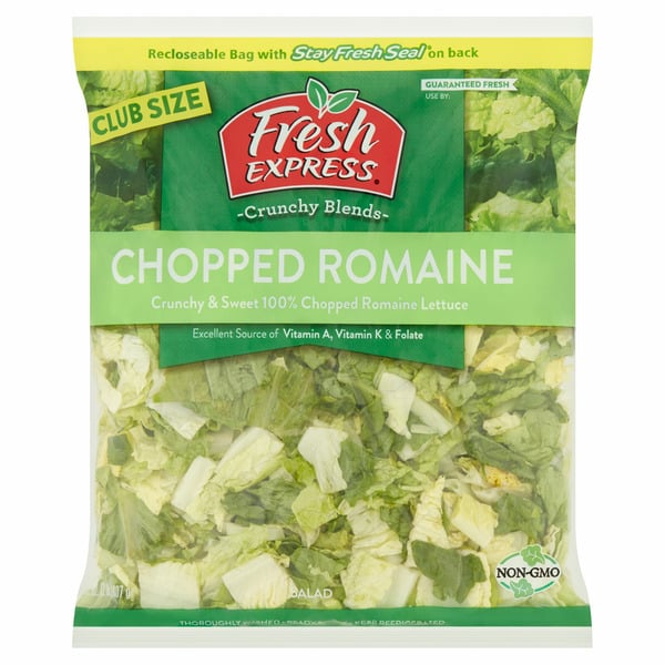 Fresh Vegetables Fresh Express Chopped Romaine Salad hero