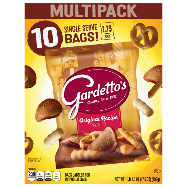 Chips & Pretzels Gardetto's Snack Mix, Original Recipe, Single Serve Bags!, Multipack hero