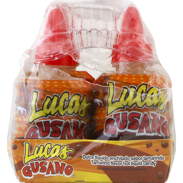 Latino Foods Lucas Liquid Candy, Tamarind, Hot hero