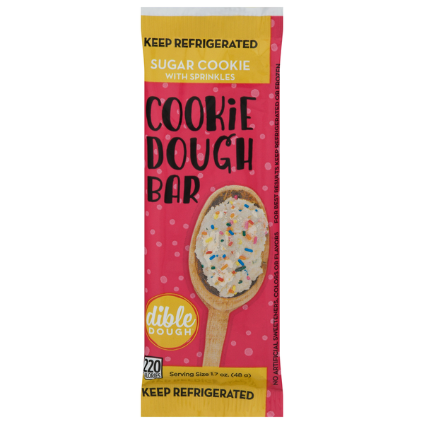 Cookies & Cakes Dible Dough Cookie Dough Bar, Sugar Cookies with Sprinkles hero