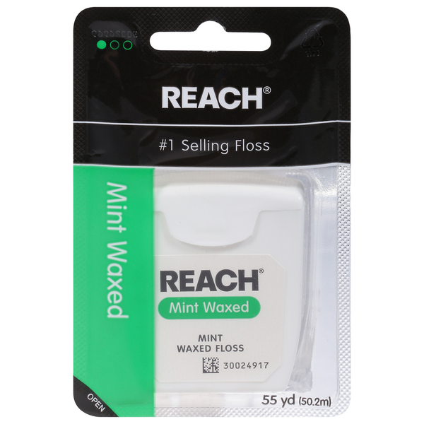 Oral Hygiene REACH Floss, Mint Waxed hero