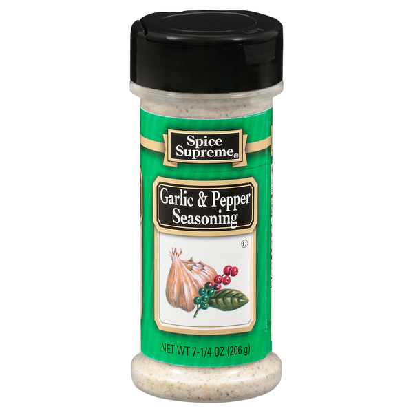 Spices & Seasonings Spice Supreme Garlic & Pepper Seasoning hero