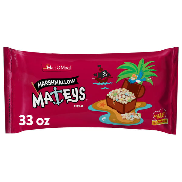 Cereal Malt-O-Meal Marshmallow Mateys Breakfast Cereal with Marshmallow Bits, hero