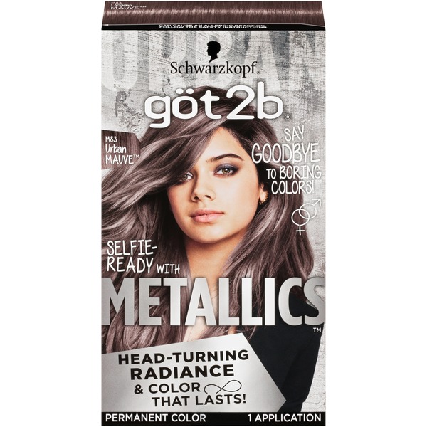 Hair Care Schwarzkopf göt2b Metallic Permanent Hair Color, M83 Urban Mauve hero