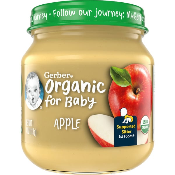 Baby Food & Formula Gerber Baby Food Apple Jar hero