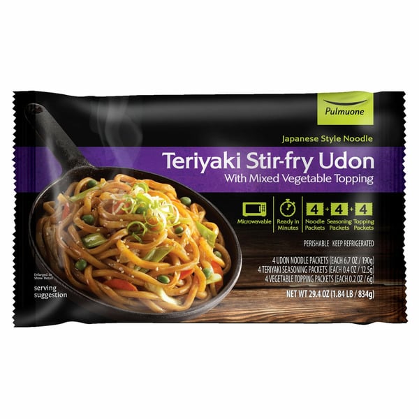 Prepared Meals Pulmuone Teriyaki Stir-Fry Udon, 29.4 oz hero