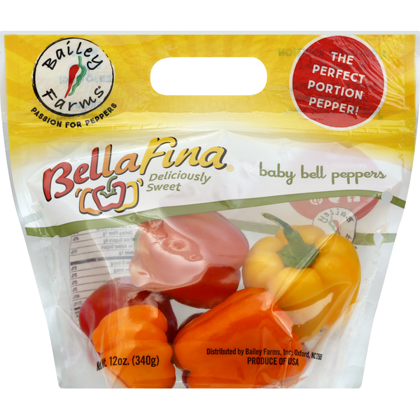 Packaged Vegetables & Fruits Bailey Farms BellaFina Bell Peppers, Baby hero