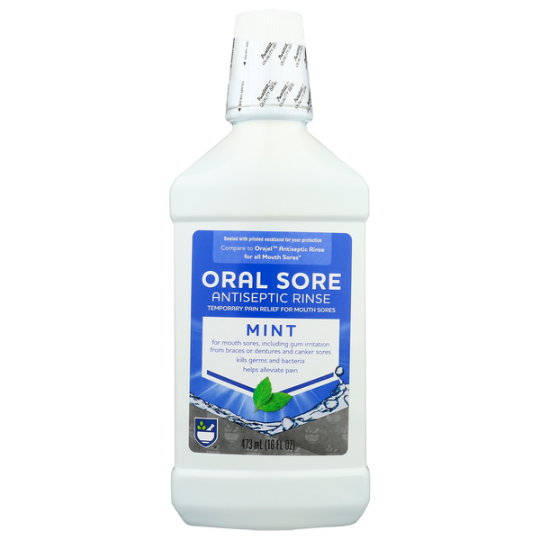 Oral Hygiene Rite Aid Mouth Sore Mint Rinse hero