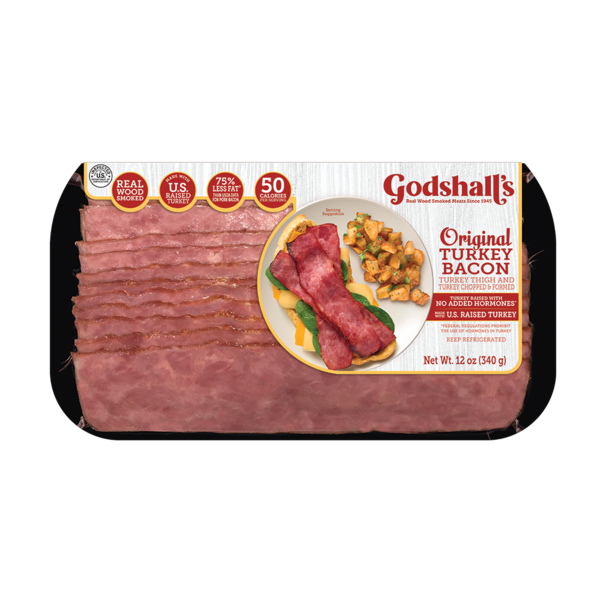 Bacon & Breakfast Meat Godshall's Turkey Bacon hero