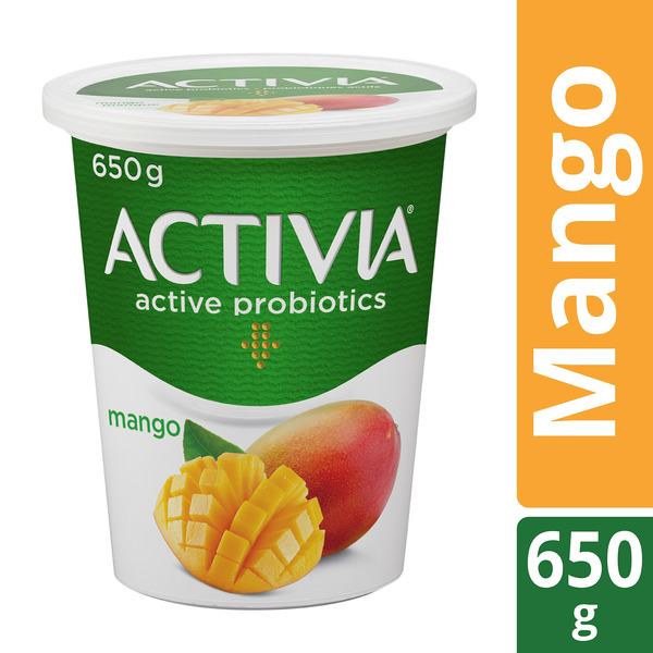 Yogurt Activia Yogurt With Probiotics, Mango Flavour Tub hero