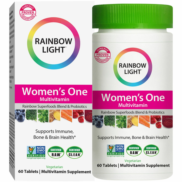 Women's Multivitamins Rainbow Light Women’s One 50 Plus High-Potency Daily Multivitamin Supports Immune Health hero