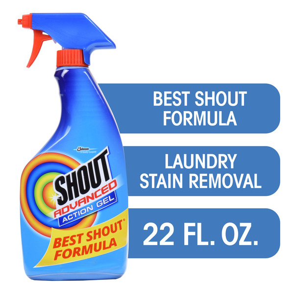 Laundry Shout Advanced Action Gel Laundry Stain Remover Spray hero