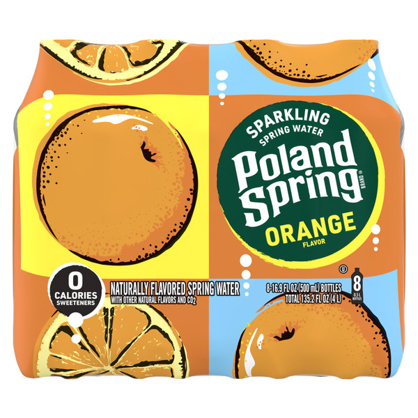 Sparkling & Seltzer Water Poland spring Sparkling Water, Orange hero