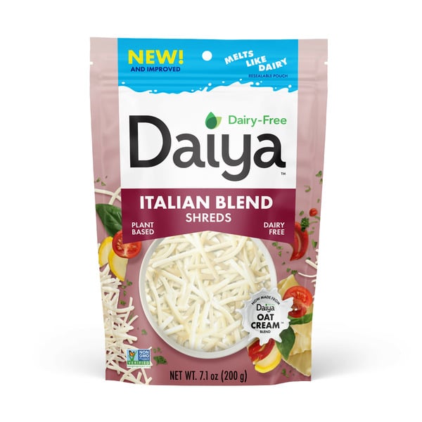 Daiya Dairy Free Italian Blend Cheese Shreds hero