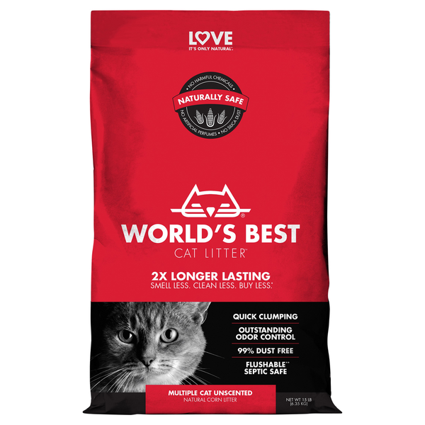 Cat Food & Care World's Best Cat Litter Multiple Cat Unscented Cat Litter hero