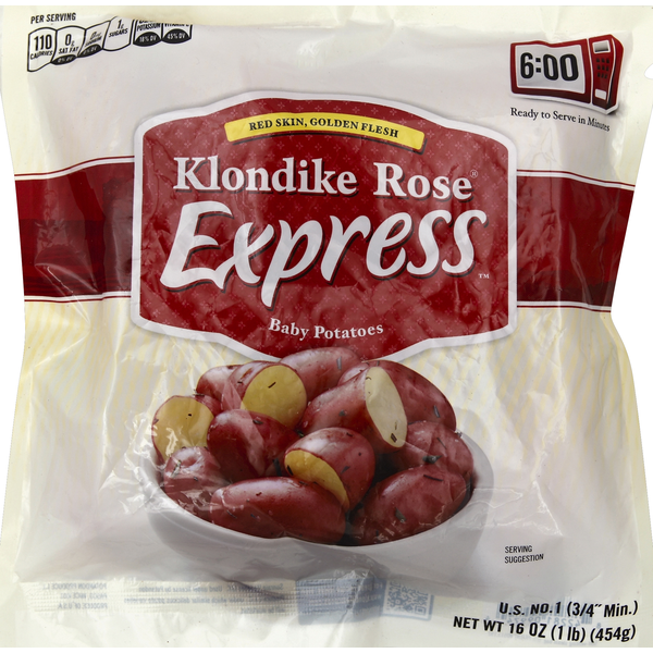 Frozen Produce Klondike Potatoes, Baby, Rose hero