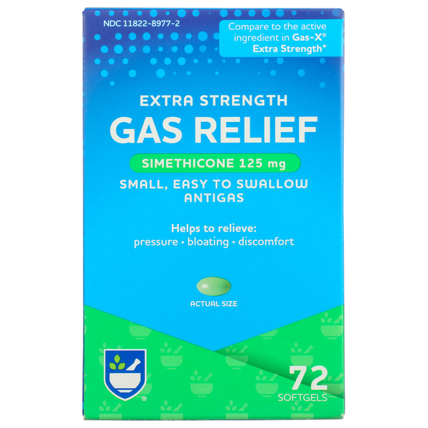 Digestive Health Rite Aid Extra Strength Gas Relief Softgel, hero