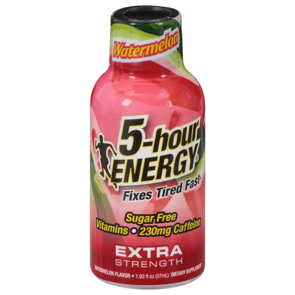 Energy & Sports Drinks 5-hour ENERGY Energy Shot, Extra Strength, Watermelon hero