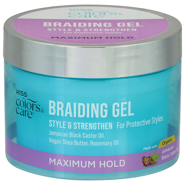 Hair Care KISS Braiding Gel, Maximum Hold hero