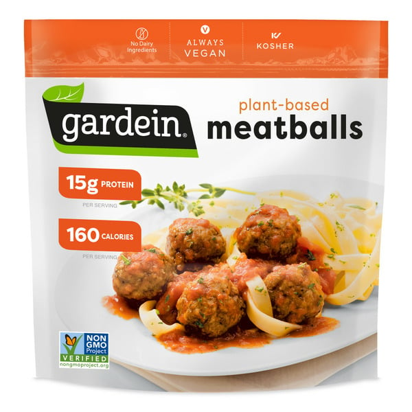 Tofu & Meat Alternatives Gardein Plant-Based Classic Meatballs, Vegan Food, Frozen Food hero