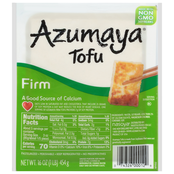 Tofu & Meat Alternatives Azumaya Tofu, Firm hero