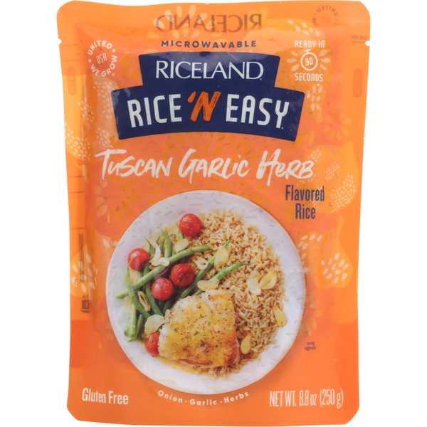 Grains, Rice & Dried Goods Riceland Flavored Rice, Tuscan Garlic Herb hero