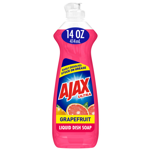 Dish Detergents Ajax Bleach Alternative Liquid Dish Soap, Grapefruit hero