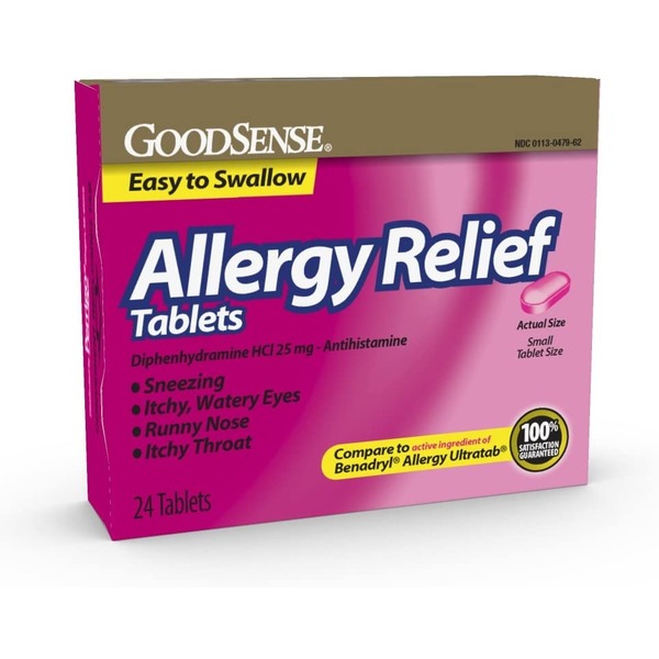 Cold, Flu & Allergy Good Sense Allergy Relief, Capsules hero