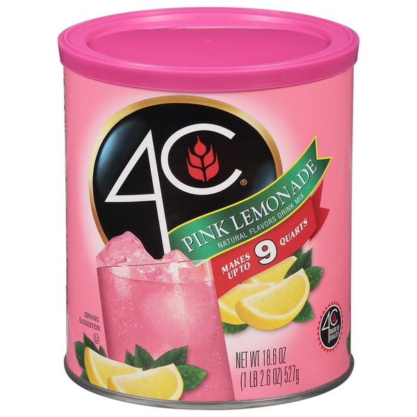 Cocoa & Drink Mixes 4C Foods Drink Mix, Pink Lemonade hero