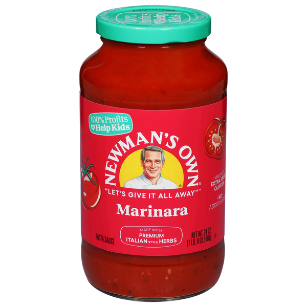 Tomato & Pasta Sauce Newman's Own Pasta Sauce, Marinara hero