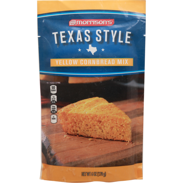 Doughs, Gelatins & Bake Mixes Morrison Corn-Kits Cornbread Mix, Yellow, Texas Style hero