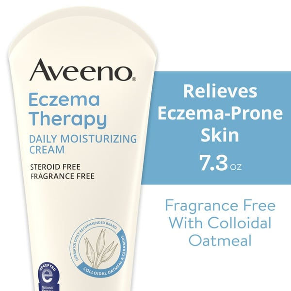 Hand Care Aveeno Eczema Therapy Daily Soothing Body Cream, Steroid-Free hero