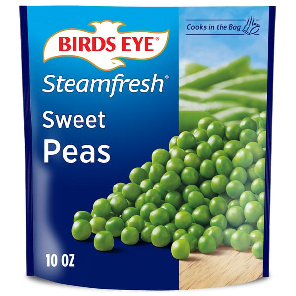 Frozen Produce Birds Eye Steamfresh Sweet Peas Frozen Vegetables hero