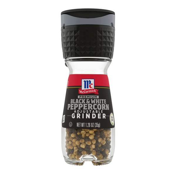 Spices & Seasonings McCormick® Premium Black & White Peppercorn Grinder hero