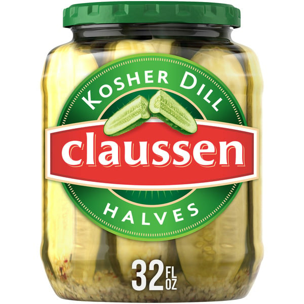 Pickled Goods & Olives Claussen Kosher Dill Pickle Halves hero