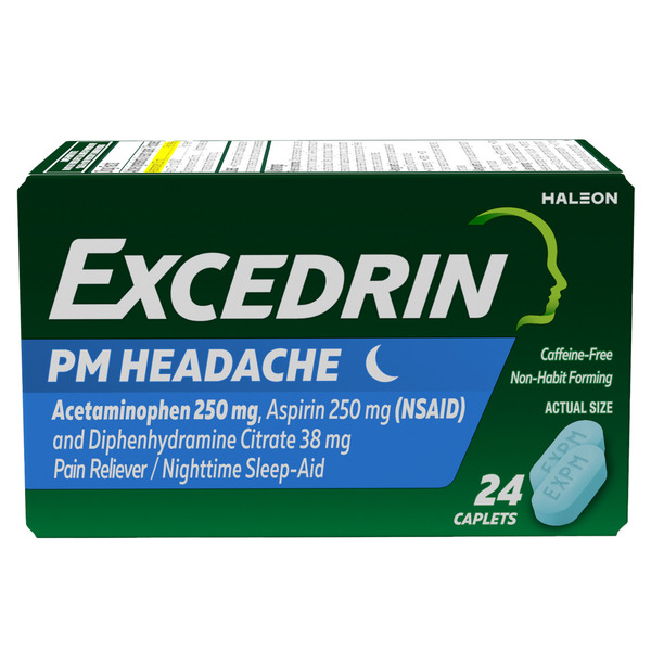 Muscles, Joints & Pain Relief Excedrin Pain Reliever and Nighttime SleepAid Caplets hero