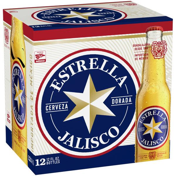 Beers & Coolers Estrella Jalisco Mexican Beer Bottles hero