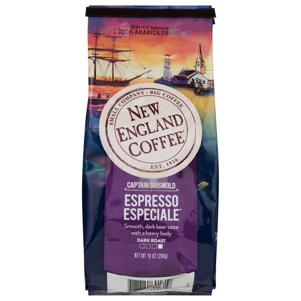 New England Coffee Coffee, 100% Arabica, Ground, Dark Roast, Espresso Especiale hero