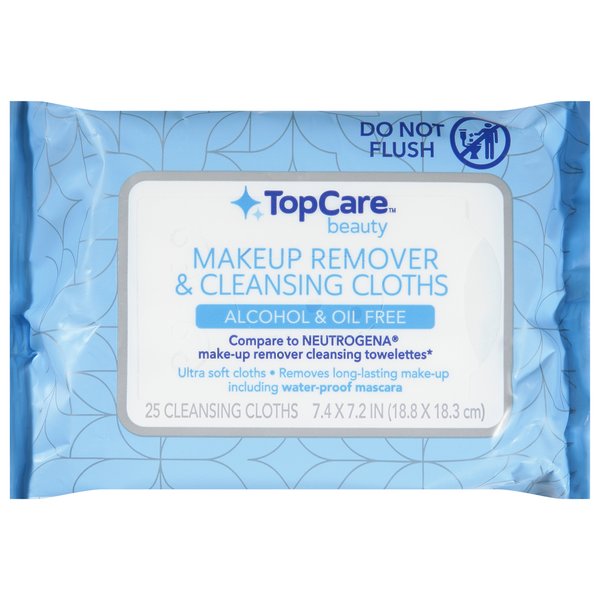 Facial Care TopCare Makeup Remover & Cleansing Cloths, Alcohol & Oil Free hero