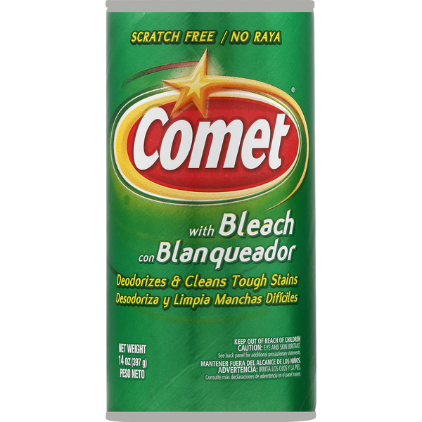 Cleaning Products Comet Cleanser, With Bleach, Scratch Free hero