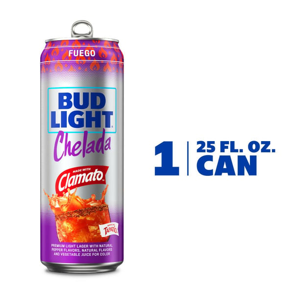 Lagers Bud Light Chelada Fuego Lager Beer hero