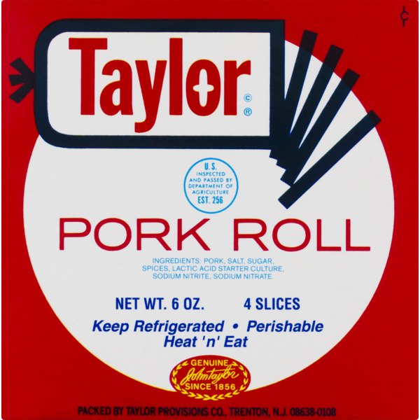 Packaged Meat Taylor Pork Roll Slices hero