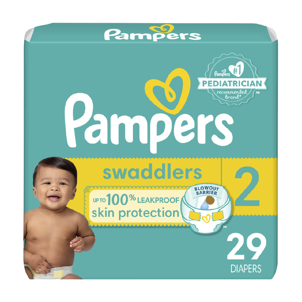 Pampers Swaddlers Diapers Size 2 hero