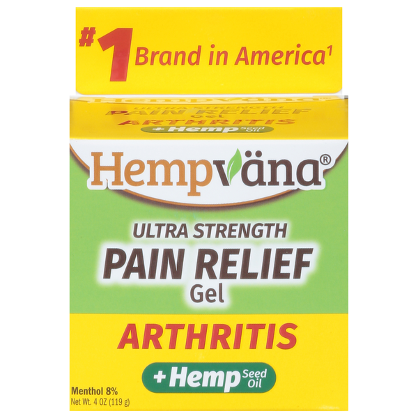 Hempvana Pain Relief Gel, Ultra Strength, Arthritis hero